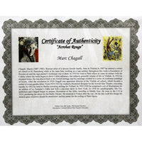 Gallery Framed Art Print 'Acrobat Rouge' By Marc Chagall