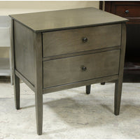 Crate & Barrel 2 Drawer Nightstand
