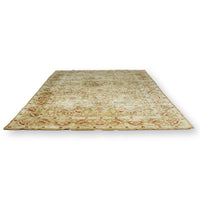 8' 7'' X 11' 9'' Gold Wool Area Rug