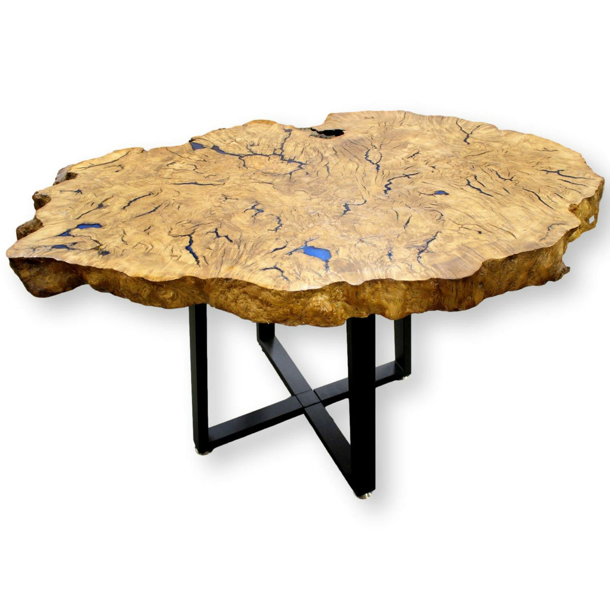 Live Edge Olive Wood Slab Coffee Table