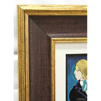 Framed Serigraph on Wood "Arabesque" By Linda Le Kniff