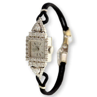 1950s Elgin 14K Gold .75ctw Diamond Watch - Swiss 17J Wind-Up