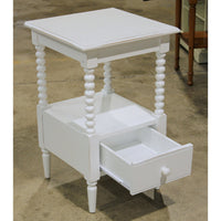 Land of Nod 'Jenny Lind' White Nightstand