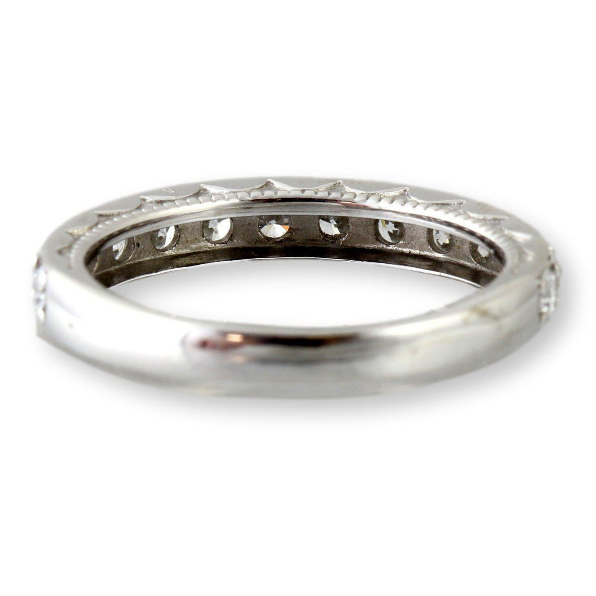 10K White Gold .90ctw Diamond Anniversary Band
