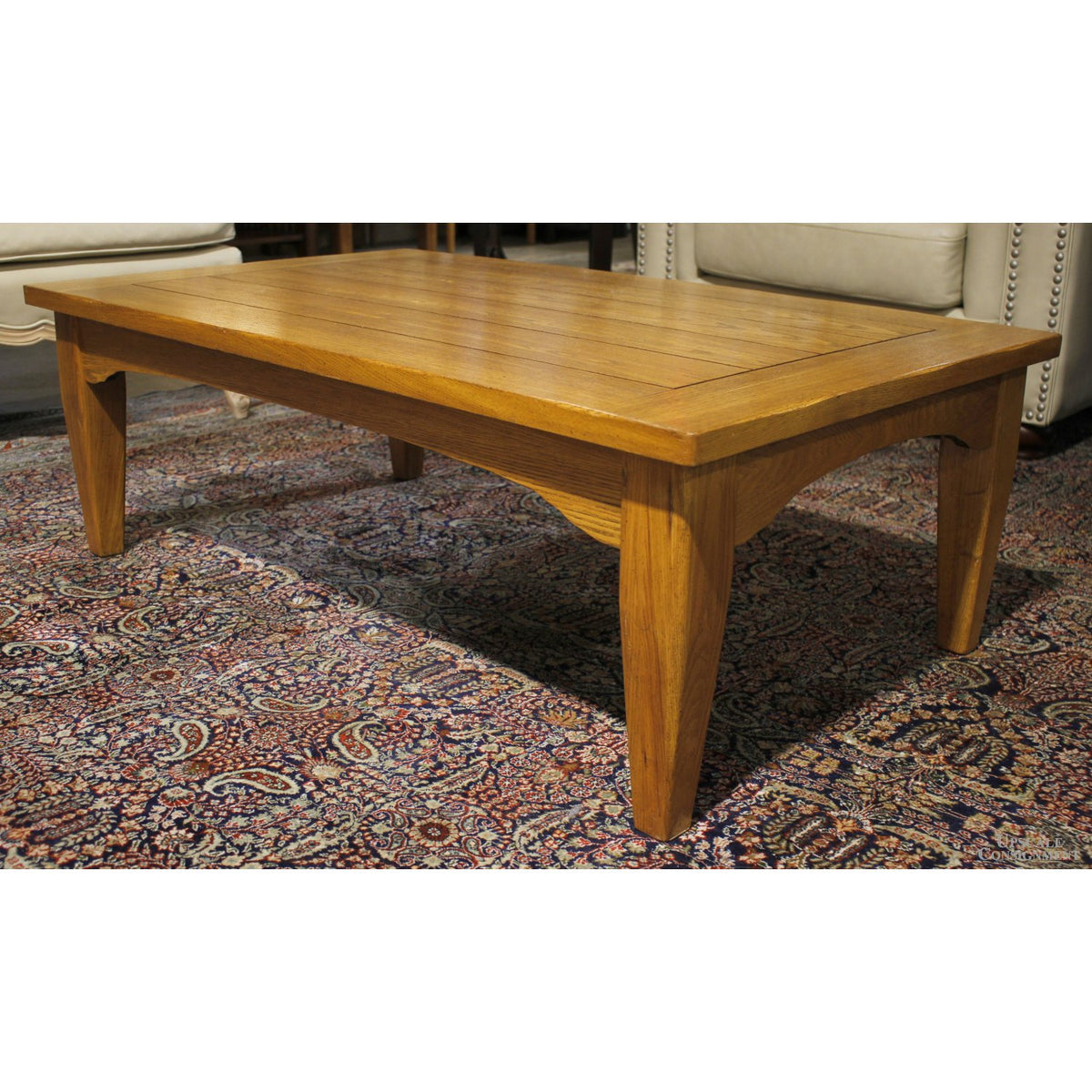 Golden Oak Coffee Table