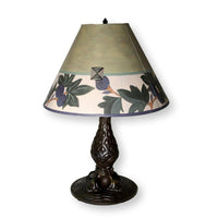 Gothic Table Lamp w/Handpainted Shade