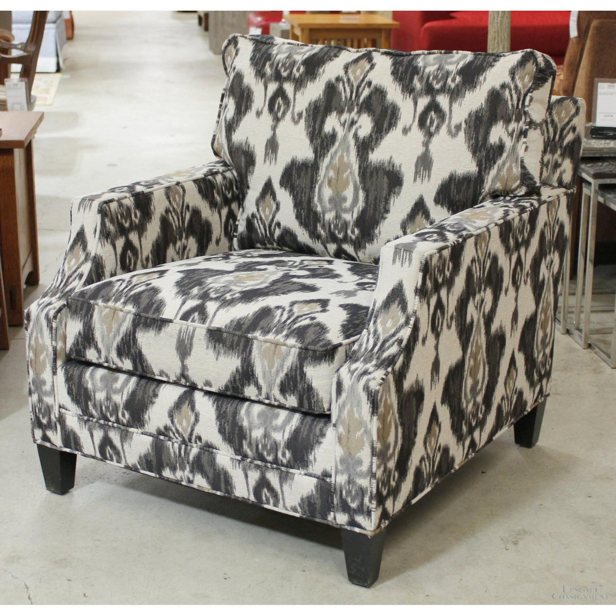 Lexington Ikat Pattern Club Chair