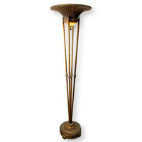 Gold Torchiere  Floor Lamp