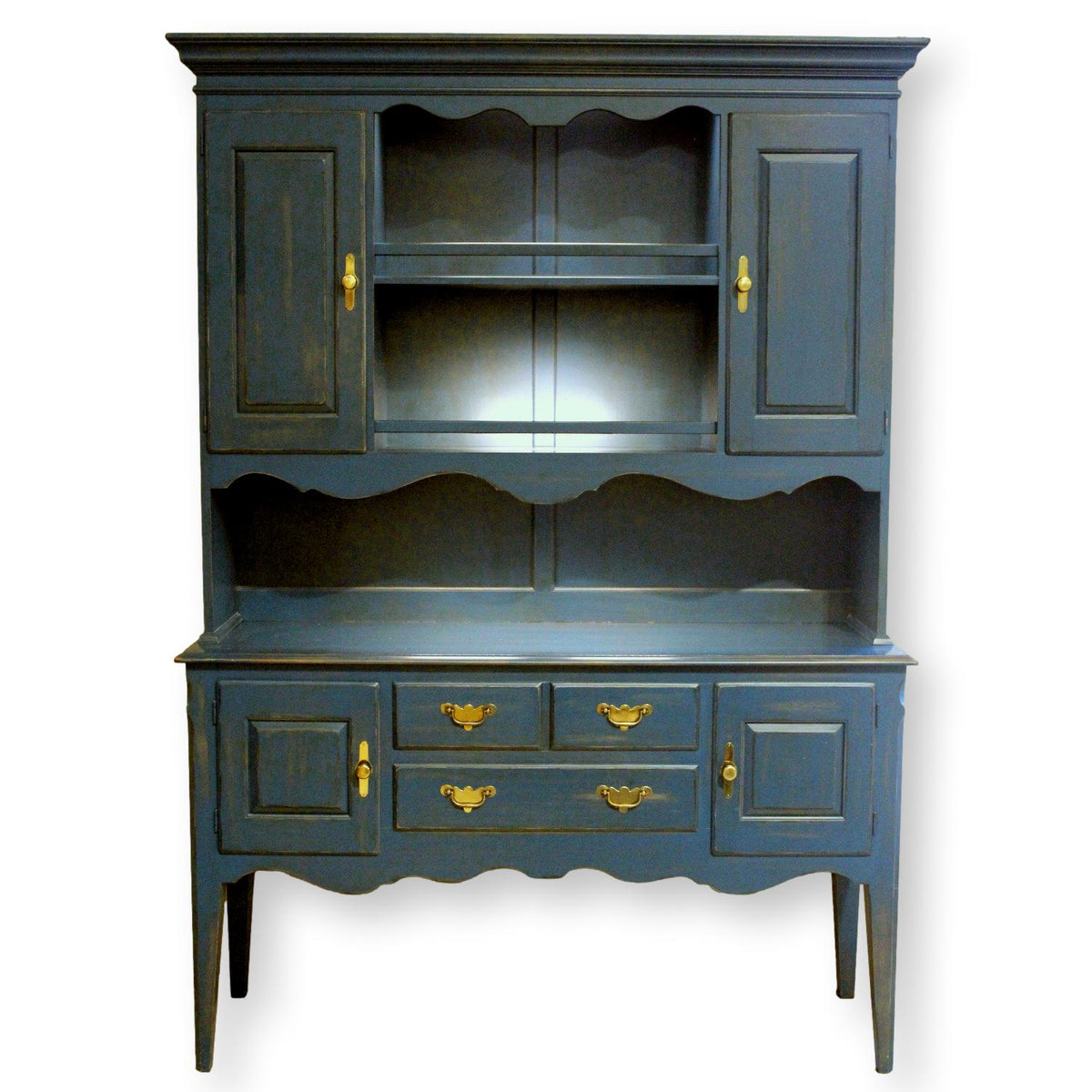 Pennsylvania House Teal Blue China Cabinet