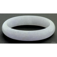 Lavender Grade A Jadeite Jade Oval Child-Size Bangle