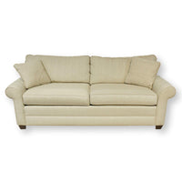 Ethan Allen Cream 2-Tone Sofa