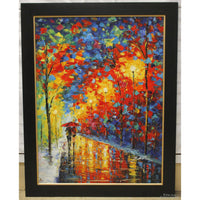 Rainy Night Stroll Textured Palette Knife