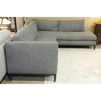 Lee Industries Gray 2 Piece Sectional