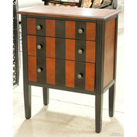 Pier 1 Striped 3 Drawer Chest of Drawers