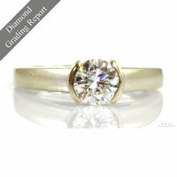 .71ct Diamond Engagement Wedding 14K White Gold Ring