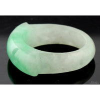 Soft Green Jadeite Saddle Band Luminous Translucent Jade