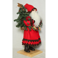 Lynn Haney 'Black Forest Travelor' 19'' Santa Figure