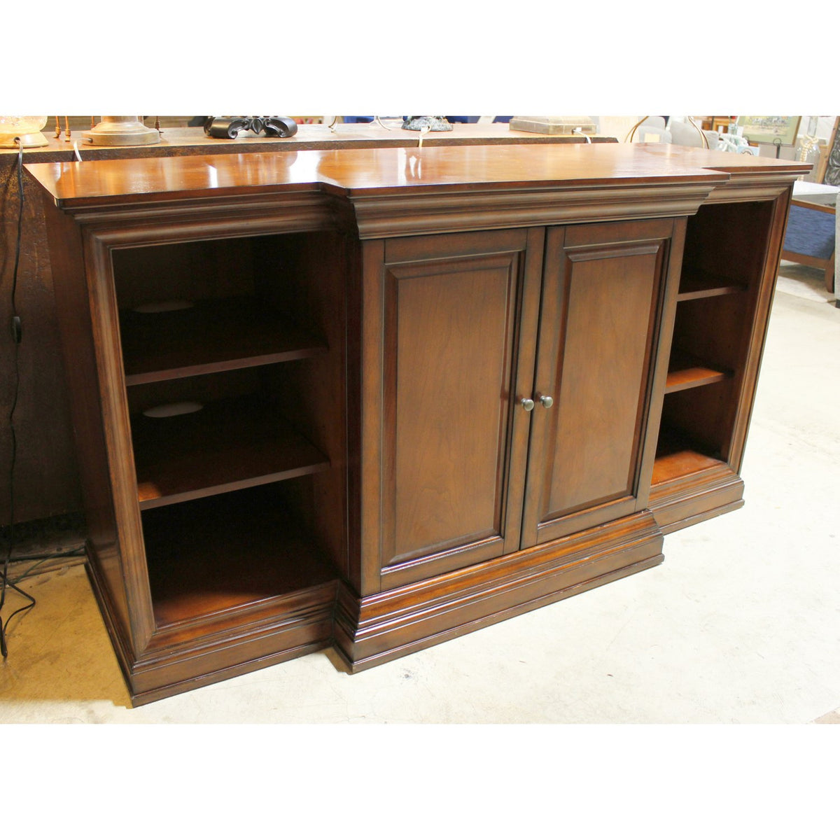 Bassett Media Console w/ Reversible Doors