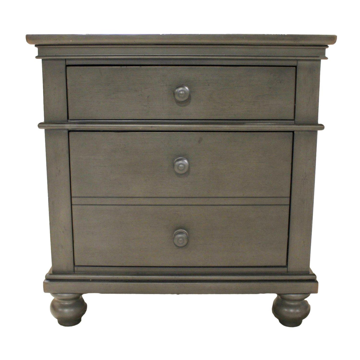 Aspenhome Gray Nightstand w/Electrical Hookup