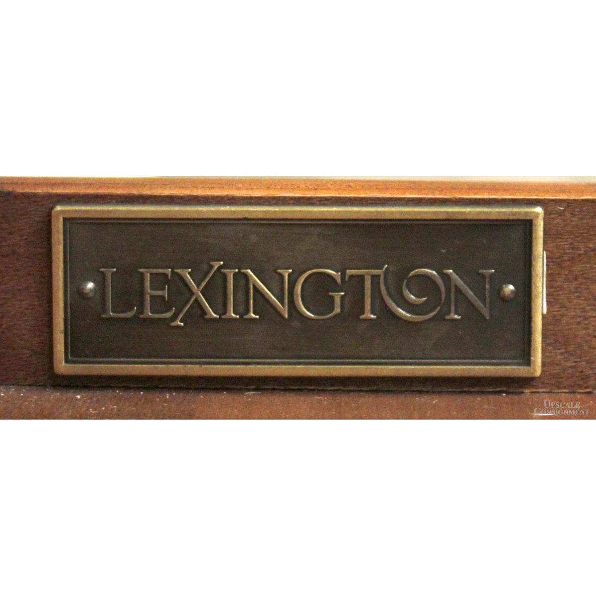 Lexington Square Wood & Rattan Coffee Table