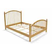 Queen Size Maple Spindle Bed