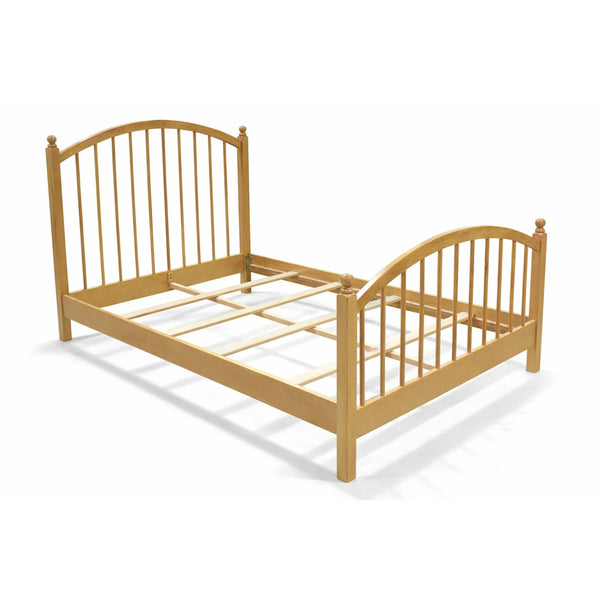 Queen Size Maple Spindle Bed