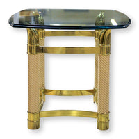 Tommaso Barbi Faux Elephant Tusk End Table