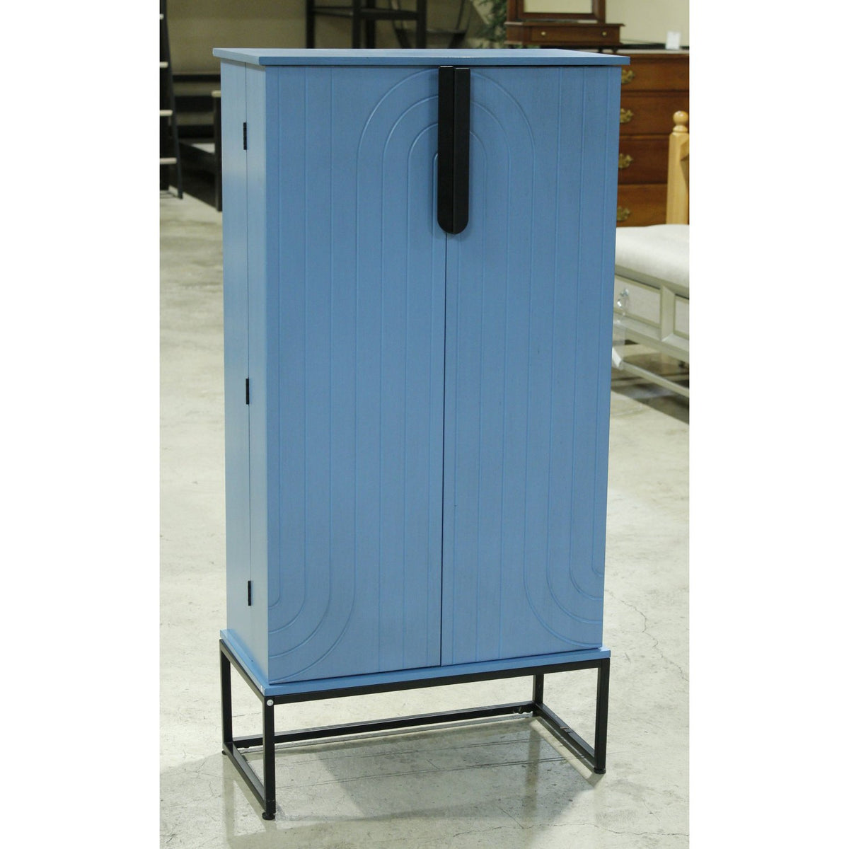 Blue 2 Door Storage Cabinet
