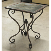 Uttermost Accent Table w/Glass Top