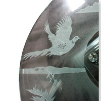 Etched Pedestal Bowl