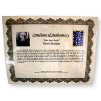 "Blue Semi Circles" by Henri Matisse