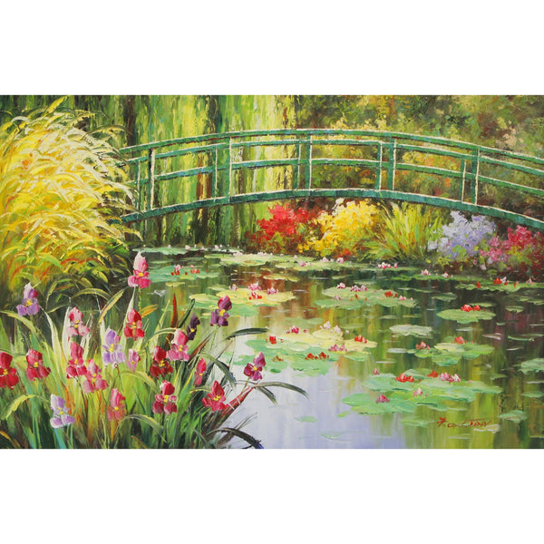 Oil Reproduction of Monet's 'Bridge Over a Pond of Water Lilies'