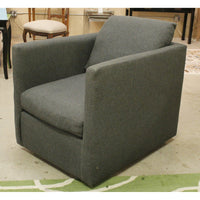 Bassett Gray Swivel Chair