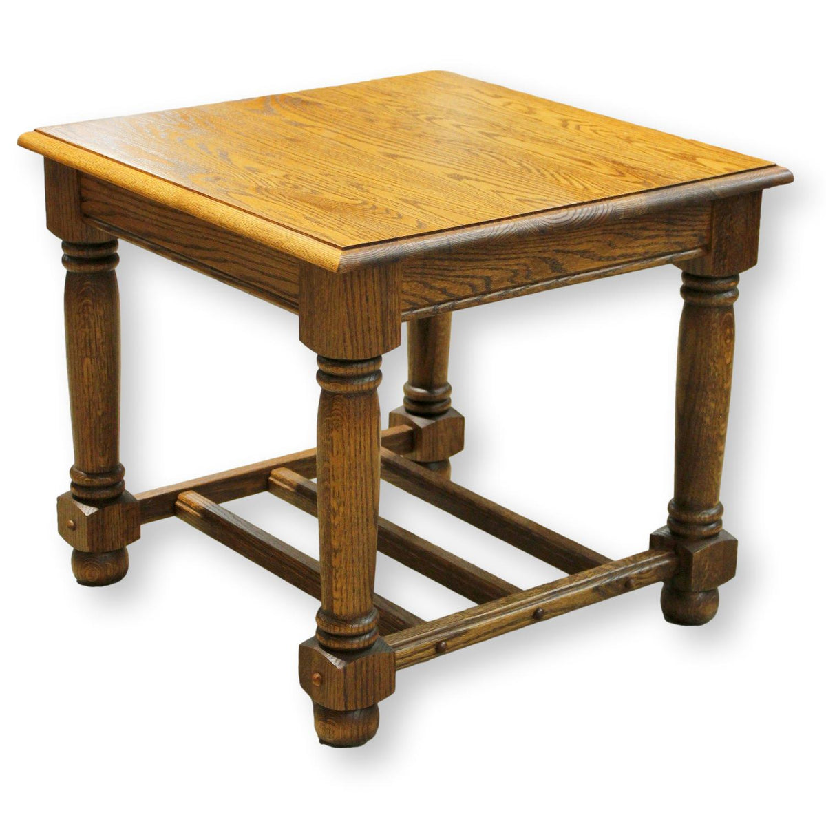 Heirloom Enterprises Solid Dark Oak Square End Table
