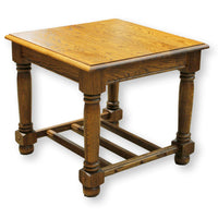 Heirloom Enterprises Solid Dark Oak Square End Table