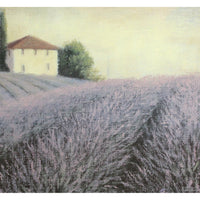 Framed Artwork - Tuscan Villa in Lavender Field