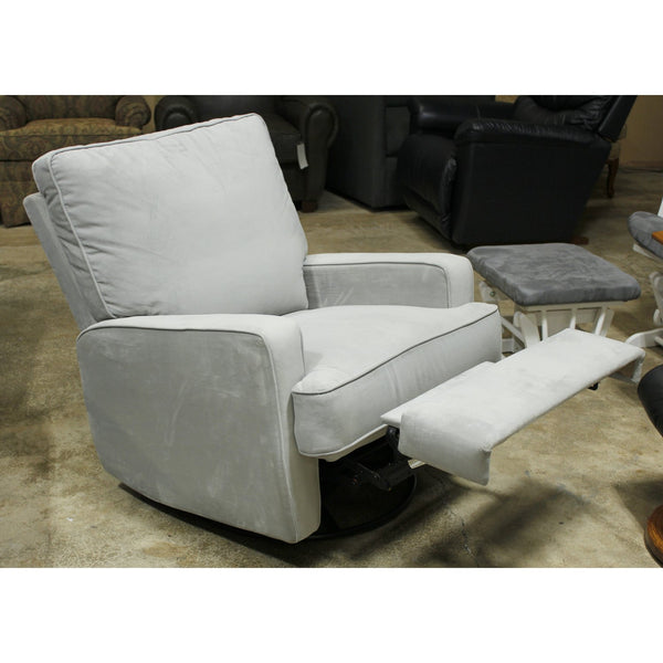 Gray Swivel Rocking Recliner