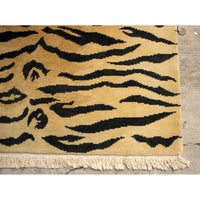 Masterlooms 5' X 8' Tiger Stripe Wool Area Rug