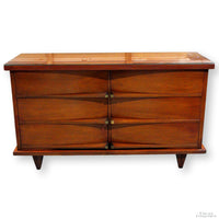 Dixie Mid-Century Modern Double Dresser