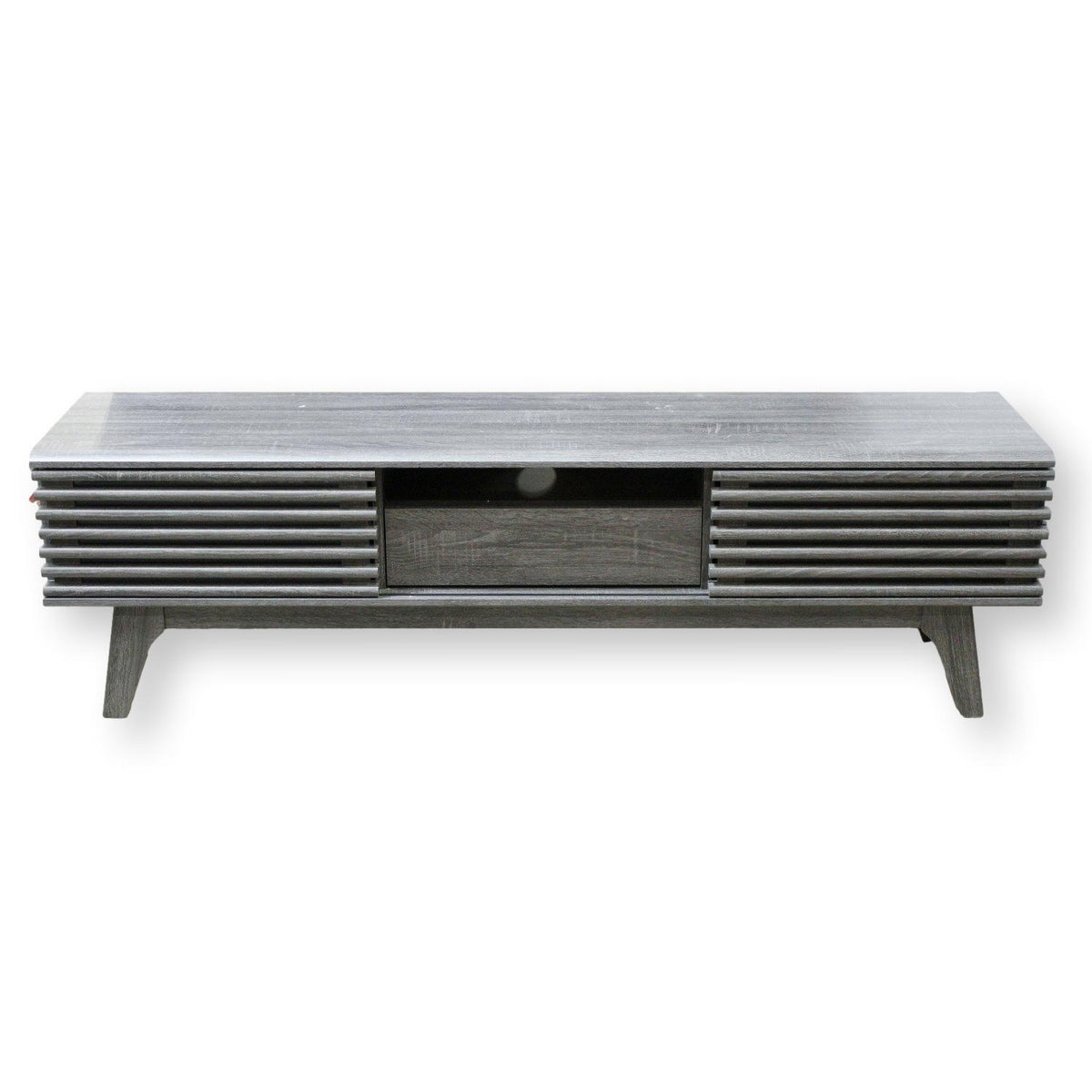 Modern Gray Media Console