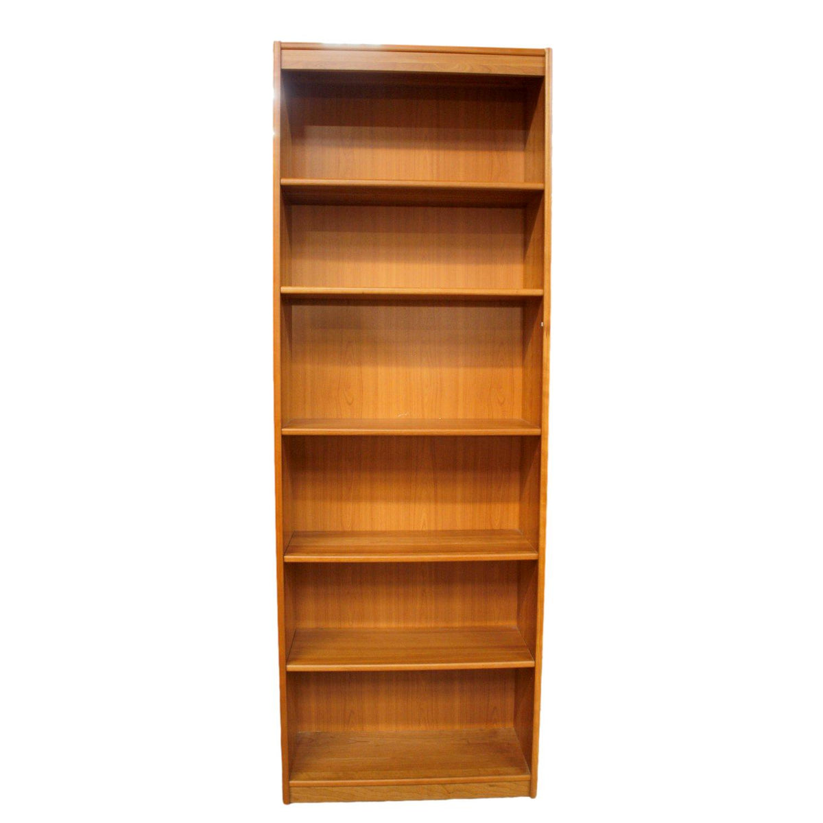 84'' Cherry Veneer Bookshelf