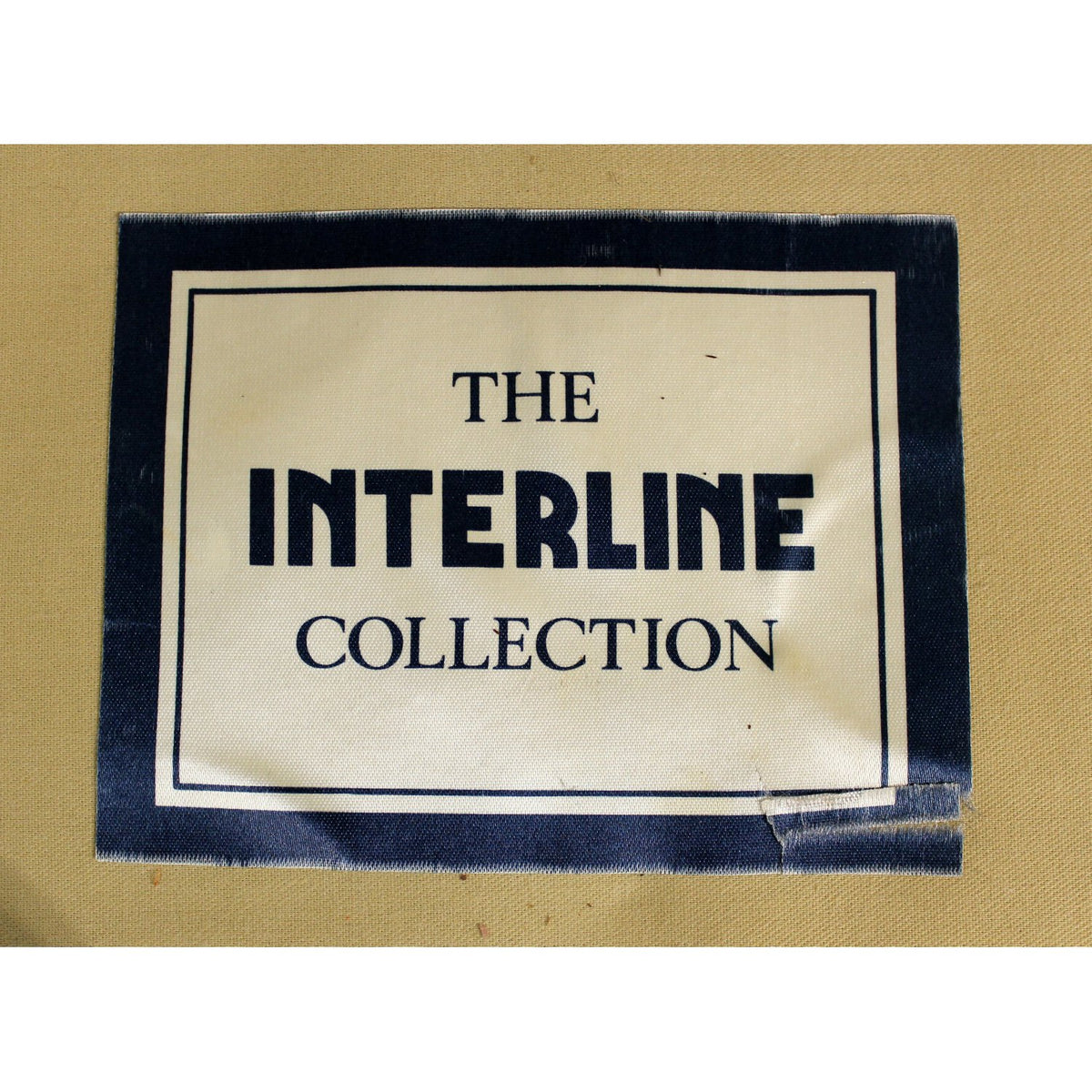 Interline Beige Microfiber Sofa