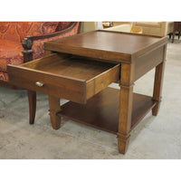 Mahogany End Table w/Drawer