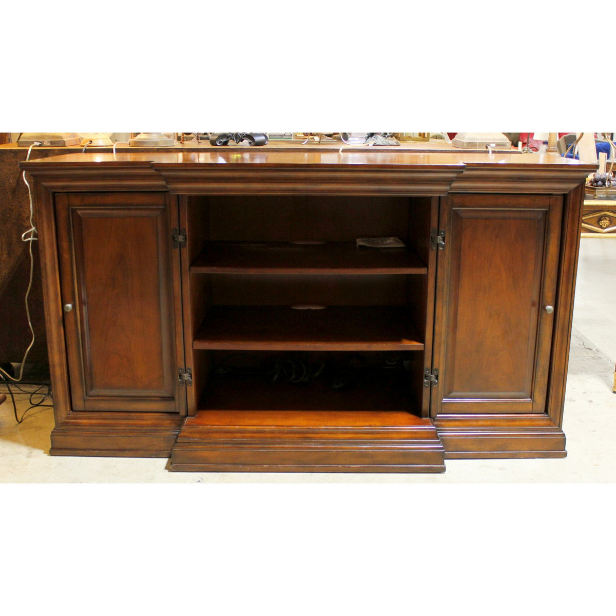 Bassett Media Console w/ Reversible Doors