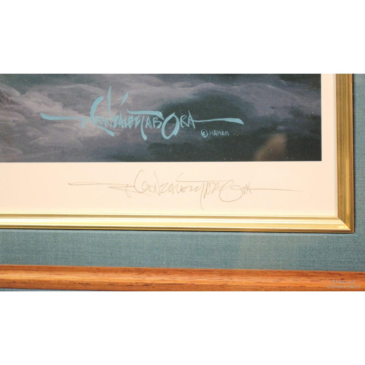 Framed Limited Edition Print 'Light of the Midnight Sea' by Roy Tabora