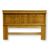 Arbek King Size Lighted Oak Headboard Only