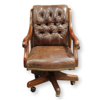 Tufted Leather Executive Chair