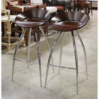Design Group Italia Pair of Lyra Bar Stools