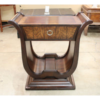 Art Deco Burlwood Accent Table