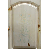 Cream 2-Tone Armoire Chest of Drawers